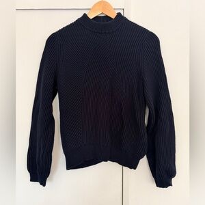 Filippa K Navy Cotton Sweater